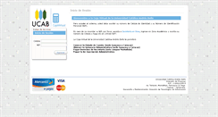 Desktop Screenshot of cajavirtual.ucab.edu.ve